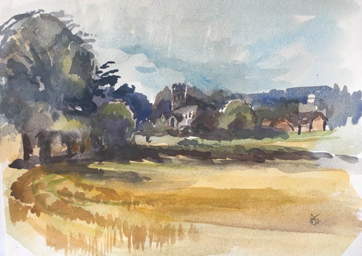 Bedingham Church Far View