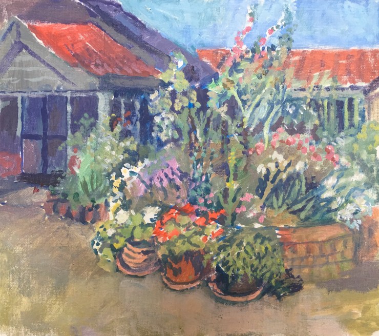 Courtyard Flowers 1