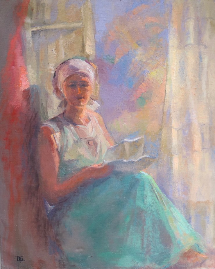 figure by the window