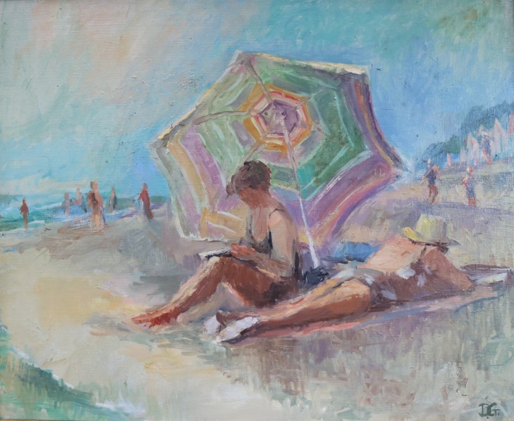 parasol on the beach