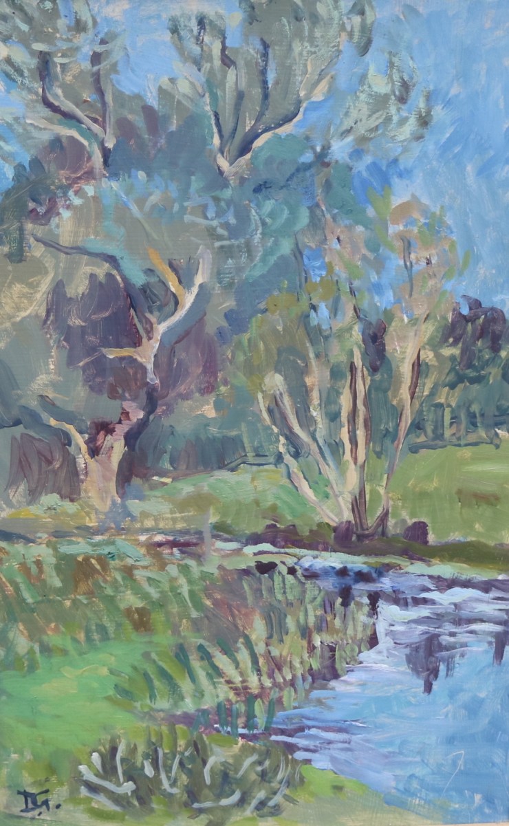 river view with trees 2