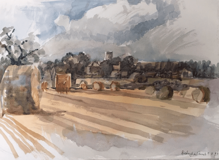 View of Bedingham Church