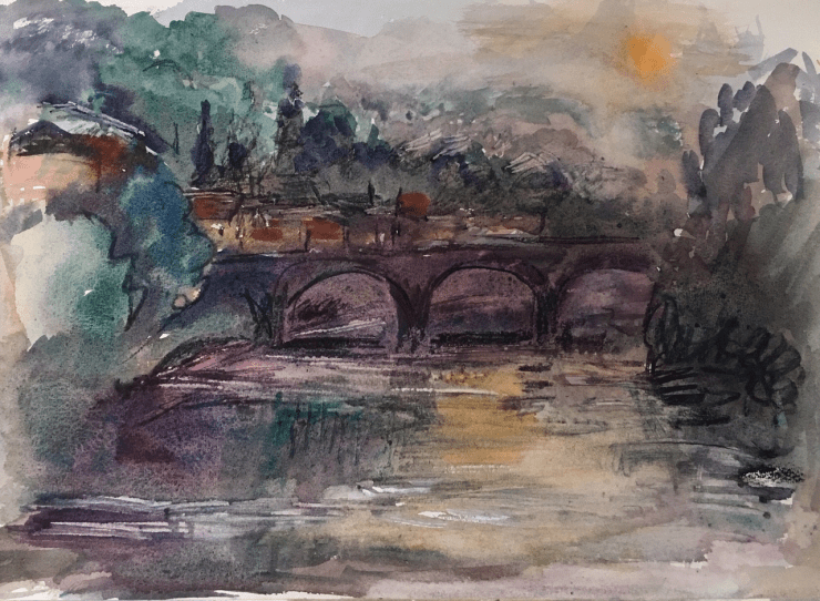 wcEvening in the Loire