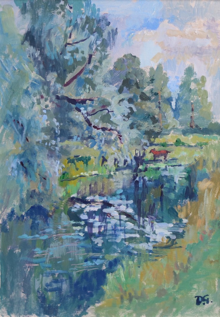 Willows by the river