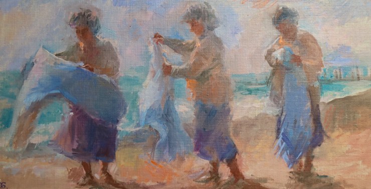 woman changing on the beach 3in1